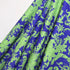 EXCLUSIVE 90% Linen 10% Silk – 'Floral Hero' | Cobalt & Green Tea